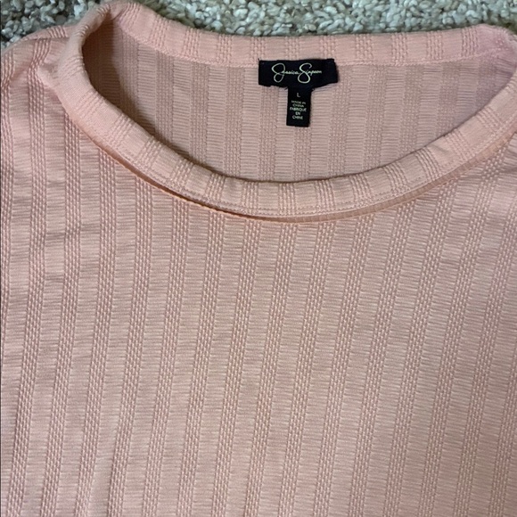 Jessica Simpson Layered Pink Long Sleeve - Picture 2 of 3